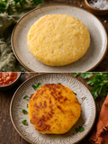 Sweet Cheese and Corn Cakes / Cachapas